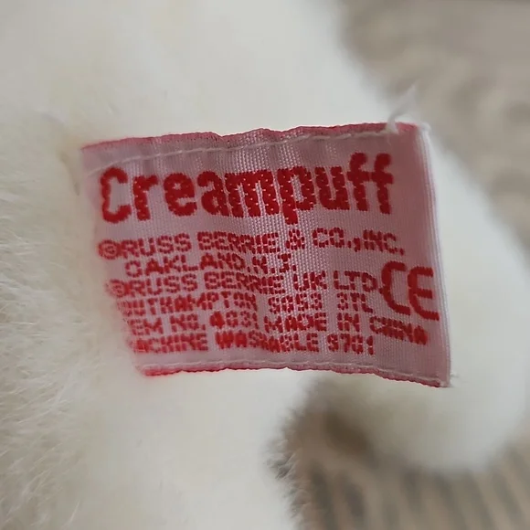 Vintage Russ Berrie Mama & Baby Bear "Creampuff" - Picture 9 of 12
